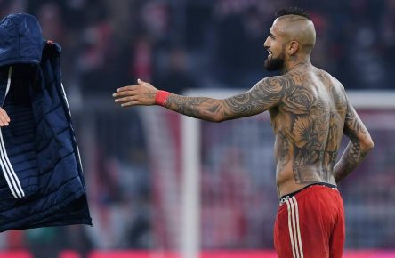 Arturo Vidal vom FC Bayern München