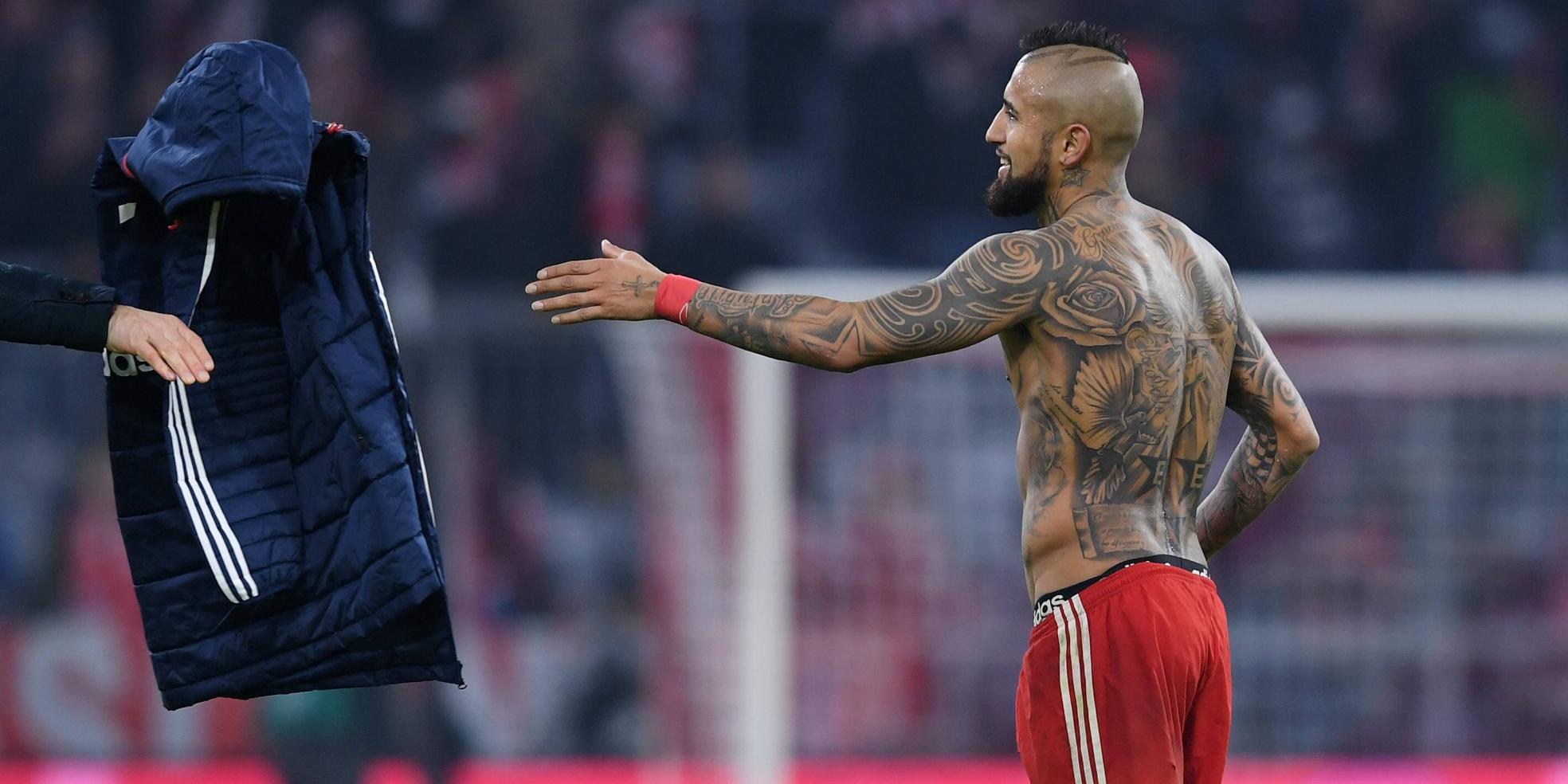 Arturo Vidal vom FC Bayern München