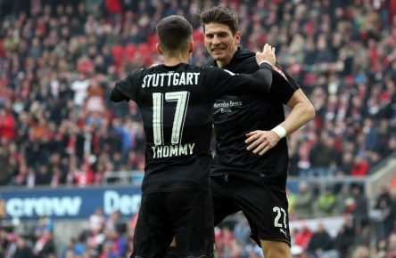 Mario Gomez und Erik Thommy, die Leistungsträger der VfB-Offensive