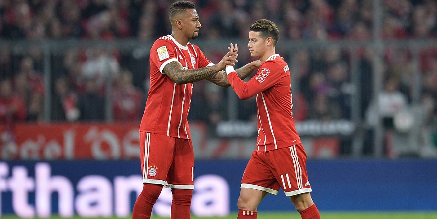 Einer könnte München verlassen: Boateng und James Rodriguez