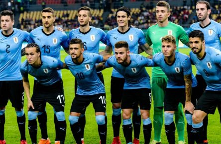 Die Nationalmannschaft von Uruguay