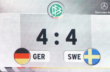 Das epische Ergebnis der DFB-Elf gegen Schweden von 2012.