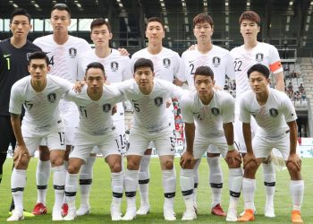 Die Nationalmannschaft von Südkorea