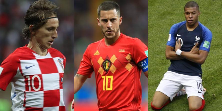Gesichter der WM: Modric, Hazard, Mbappe