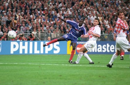 Lilian Thuram gelangen gegen Kroatien im WM-Halbfinale 1998 seine einzigen zwei Länderspieltore.