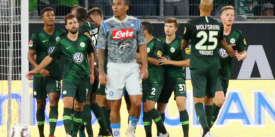 Der VfL Wolfsburg besiegte den SSC Neapel mit 3:1.