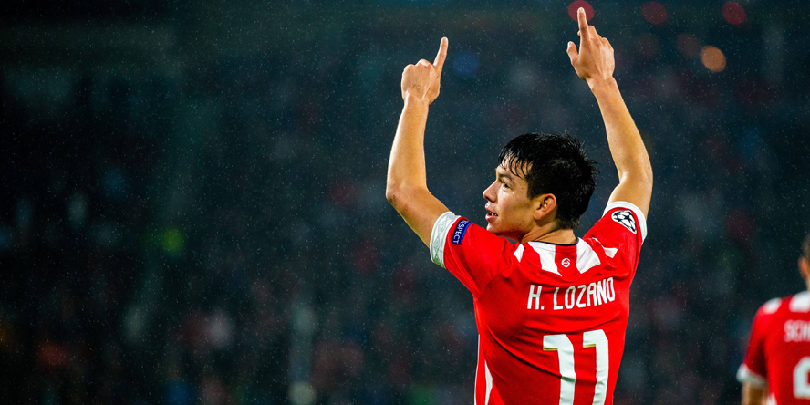 Hirving Lozano zockt beim PSV Eindhoven groß auf.