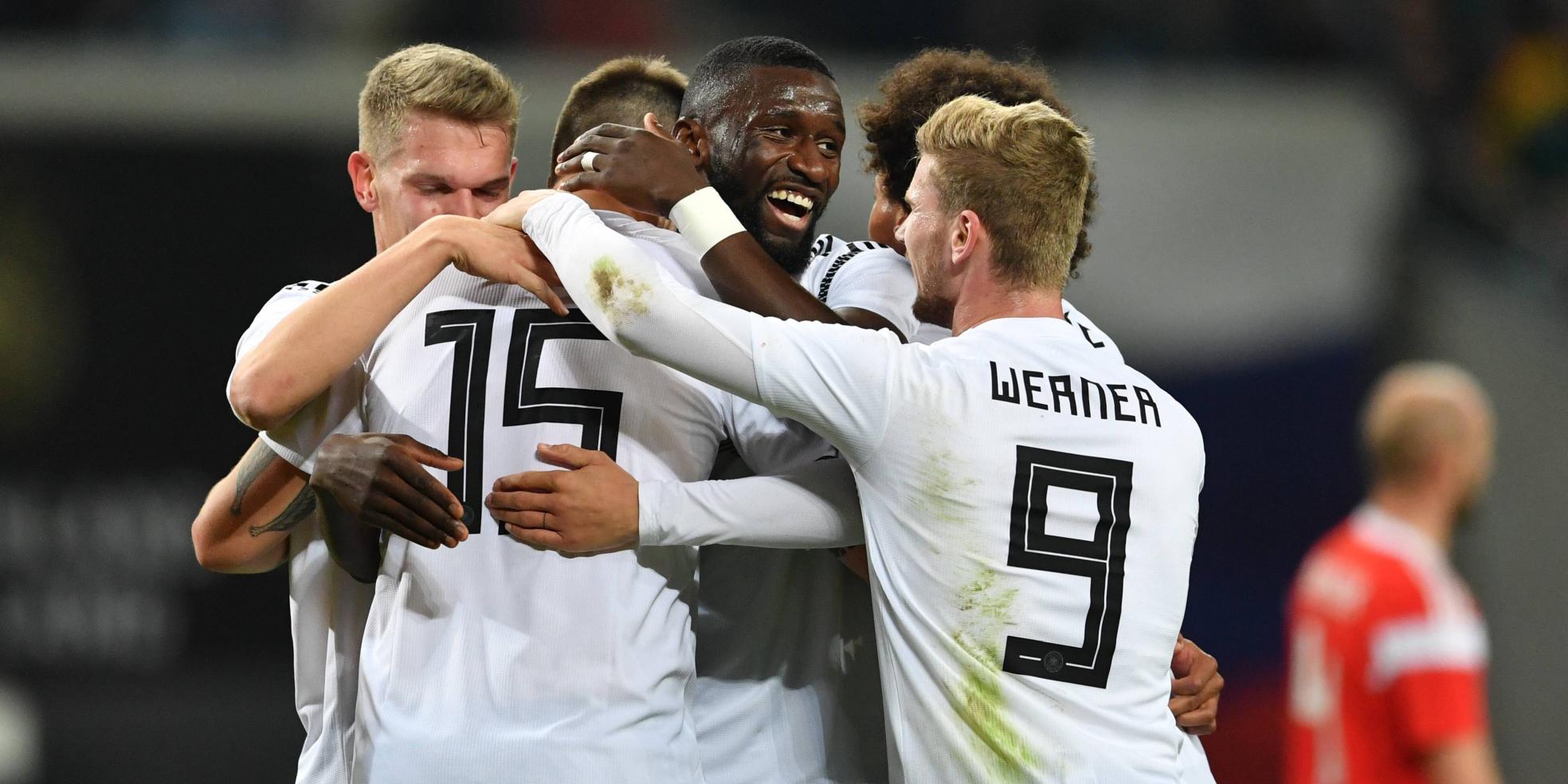 Die Deutsche Nationalmannschaft gewinnt gegen Russland