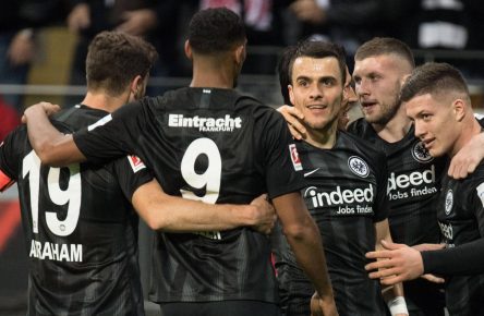 Eintracht Frankfurt: Sebastien Haller, Filip Kostic & Co. feiern