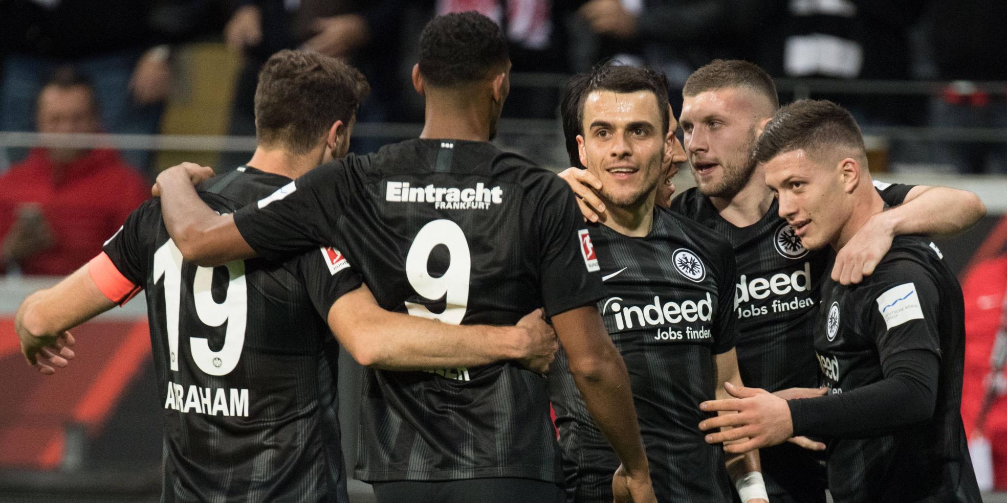 Eintracht Frankfurt: Sebastien Haller, Filip Kostic & Co. feiern