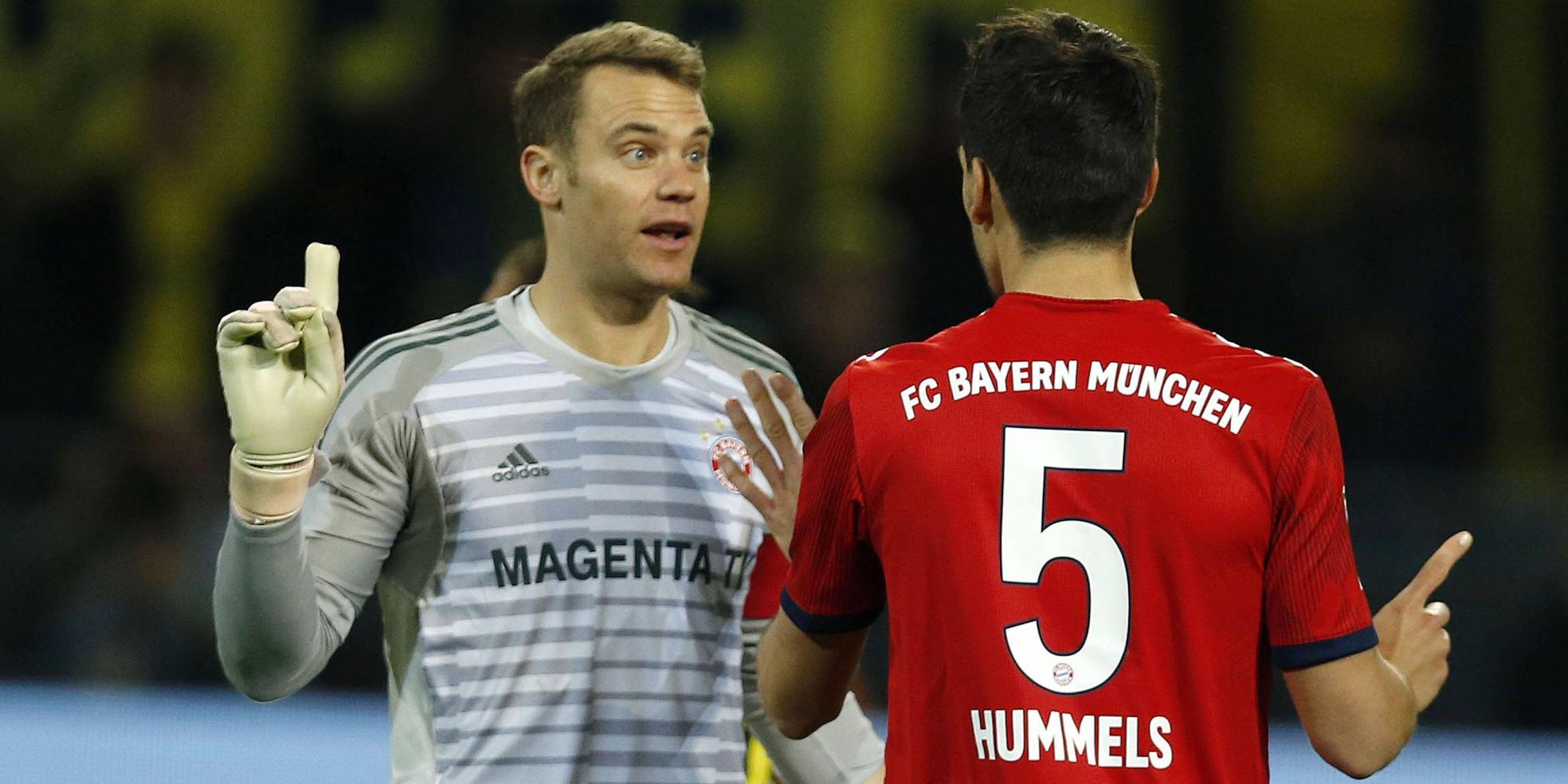 Manuel Neuer und Mats Hummels vom FC Bayern München
