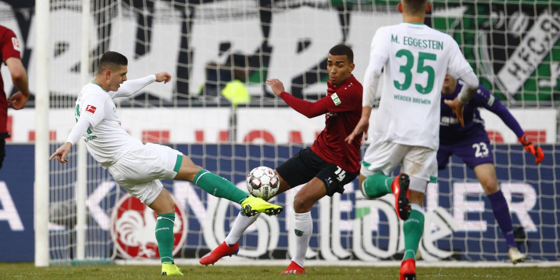 Milot Rashica trifft für den SV Werder Bremen in Hannover