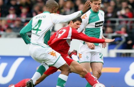 Youngster Gomez im Spiele gegen Werder Bremen 2006 