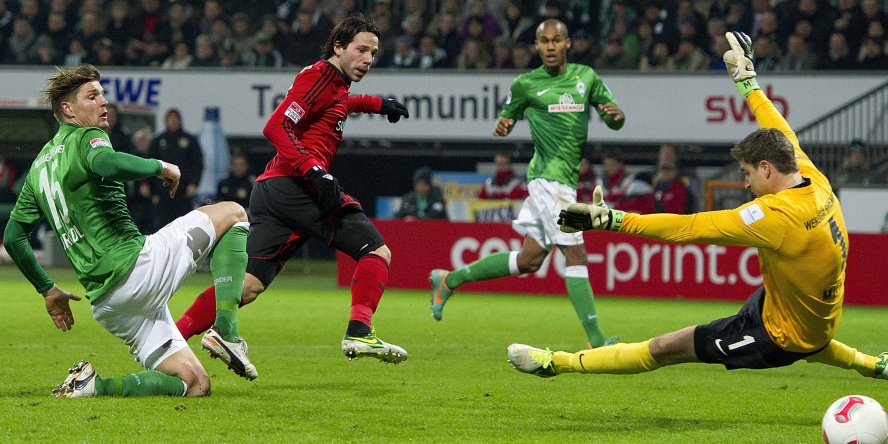 Gonzalo Castro traf gegen Werder Bremen doppelt.