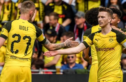 Borussia Dortmund Marco Reus Marius Wolf Sperren Bundesliga rote Karte Cropped