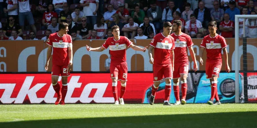 Der VfB Stuttgart ging mit 6:0 in Augsburg baden.