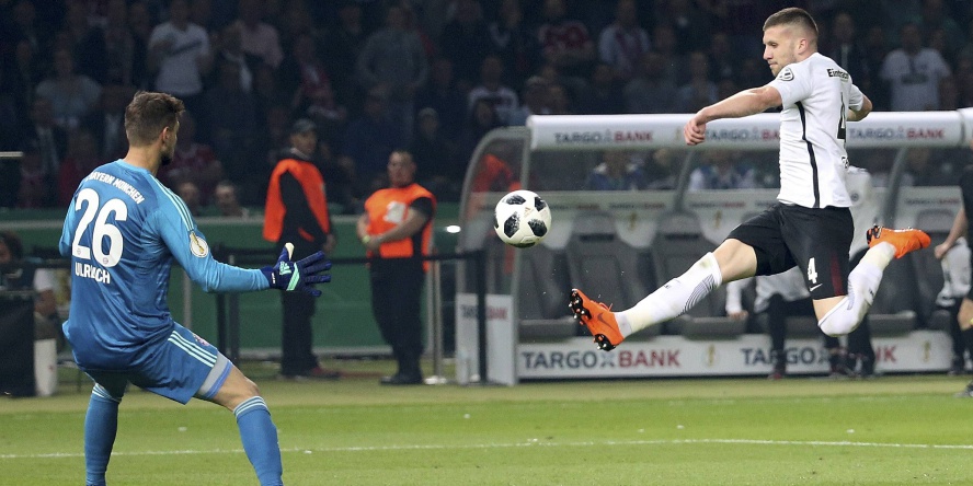 Ante Rebic erzielte im DFB-Pokalfinale im vergangenen Jahr zwei Treffer gegen den FC Bayern.