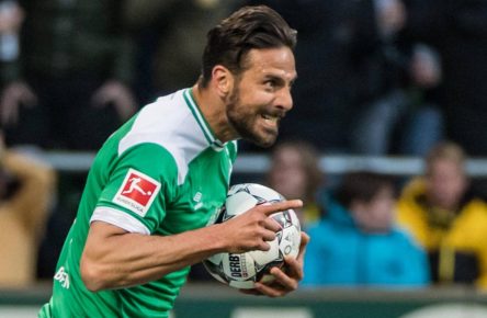 Claudio Pizarro vom SV Werder Bremen