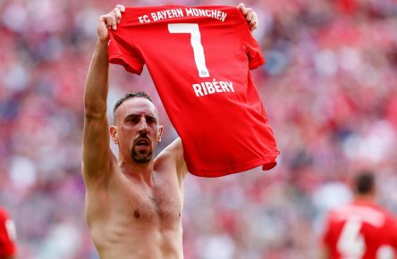 Franck Ribery in seinem letzten Bundesliga-Spiel