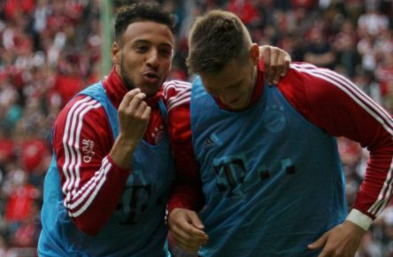 Corentin Tolisso (l.) und Niklas Süle könnten beim FC Bayern in der kommenden Saison richtig durchstarten.