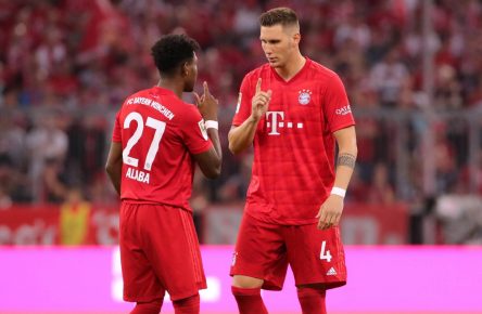 David Alaba und Niklas Süle vom FC Bayern München