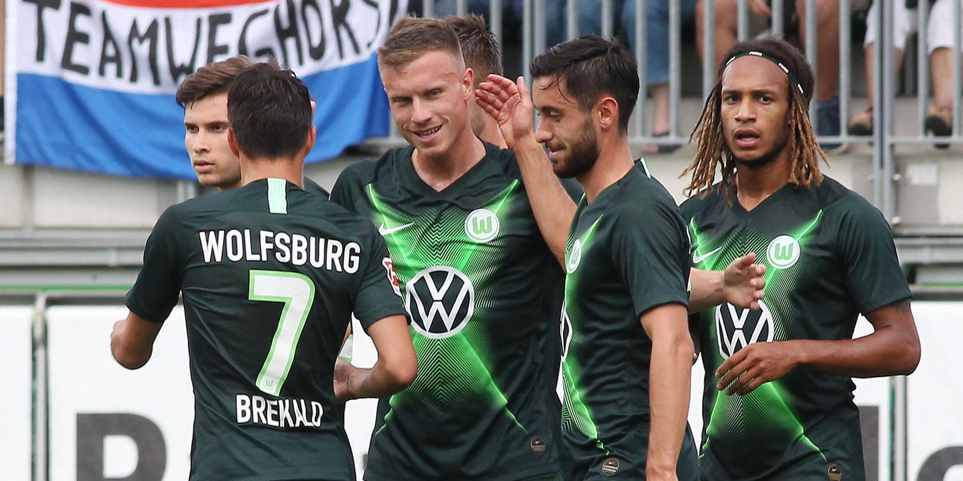 Yannick Gerhardt trifft beim 8:1-Sieg des VfL Wolfsburg