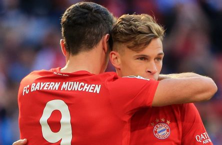 Robert Lewandowski und Joshua Kimmich