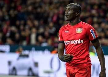 Moussa Diaby von Bayer 04 Leverkusen