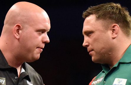 Michael van Gerwen und Gerwyn Price