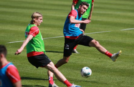 Wieder am Ball: Sebastiaan Bornauw und Jonas Hector vom 1. FC Köln