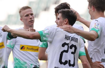 Jonas Hofmann trifft doppelt für Borussia Mönchengladbach