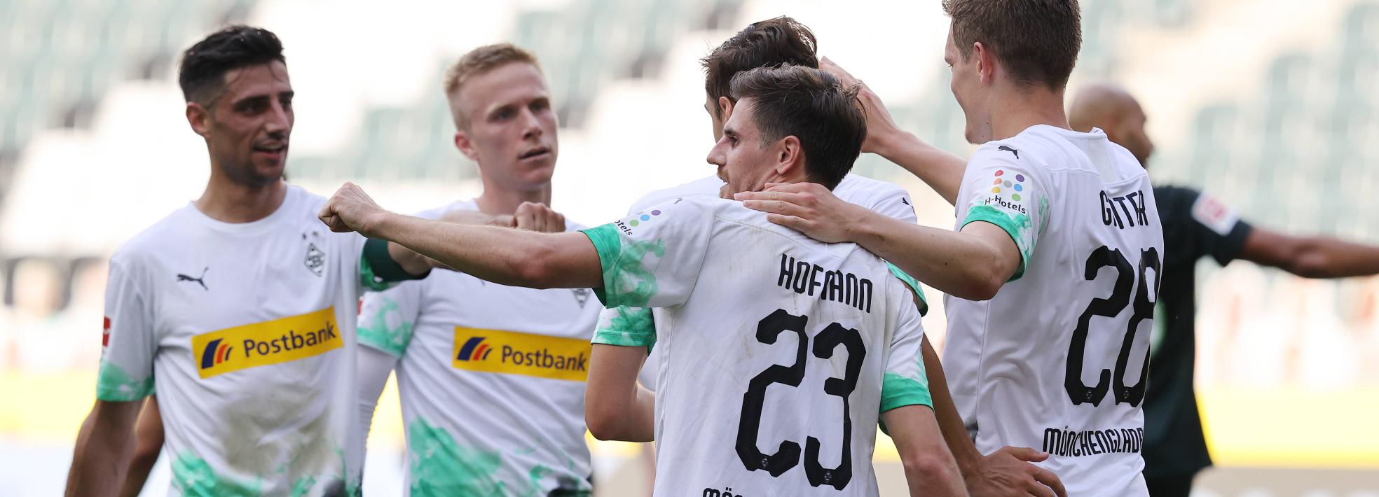 Jonas Hofmann trifft doppelt für Borussia Mönchengladbach