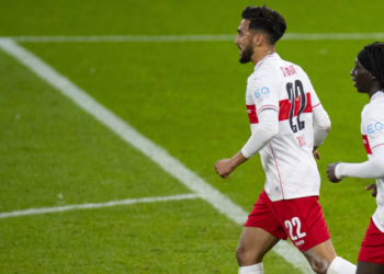 Im Fokus beim VfB Stuttgart: Nicolas Gonzalez und Tanguy Coulibaly (v.l.n.r.)