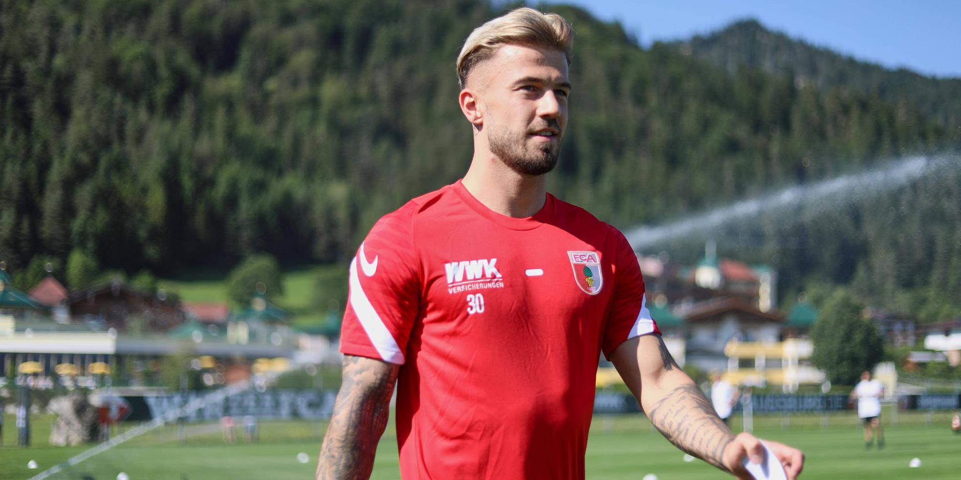 Niklas Dorsch vom FC Augsburg