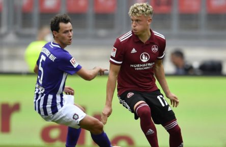Robin Hack vom 1. FC Nürnberg könnte in die Bundesliga wechseln