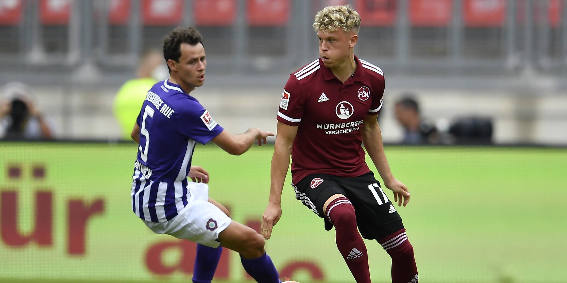 Robin Hack vom 1. FC Nürnberg könnte in die Bundesliga wechseln
