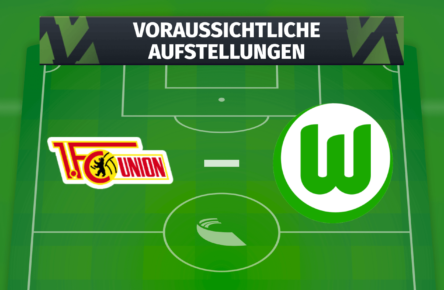 Aufstellungen Wolfsburg Union Berlin