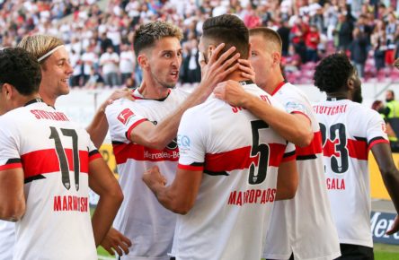 Der VfB Stuttgart gewinnt gegen Hoffenheim