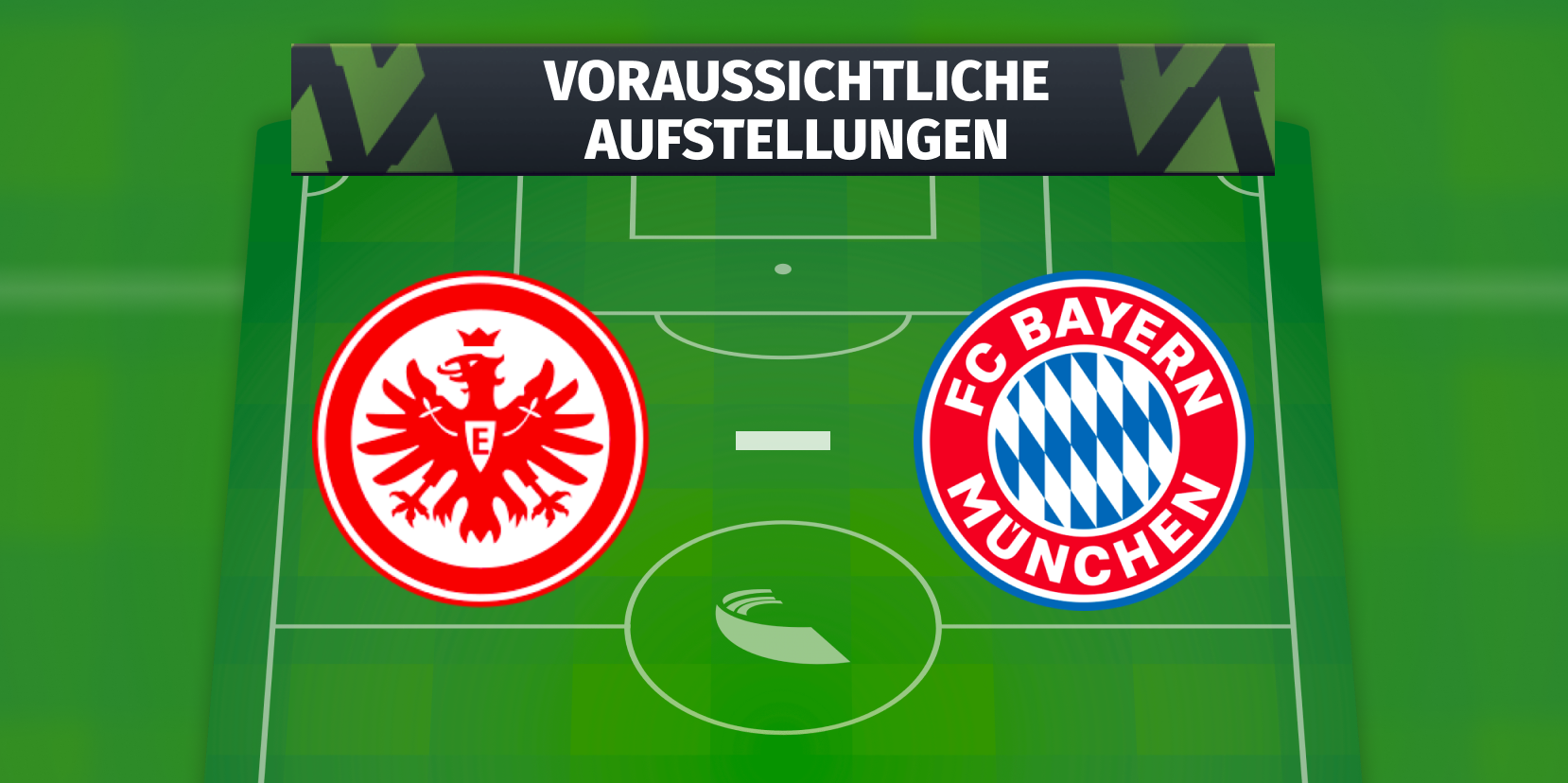 Eintracht Frankfurt - FC Bayern München Die voraussichtlichen Aufstellungen