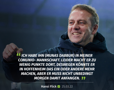Auch Bundestrainer Hansi Flick spielt den Online Fussball Manager Comunio