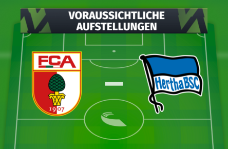 Voraussichtliche Aufstellungen: FC Augsburg - Hertha BSC