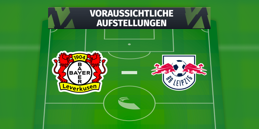 Voraussichtliche Aufstellungen: Bayer 04 Leverkusen - RB Leipzig