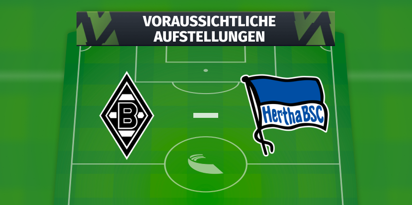 Borussia Mönchengladbach - Hertha BSC: Die voraussichtlichen Aufstellungen am 3. Spieltag