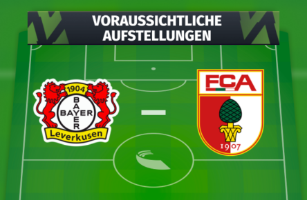 Bayer 04 Leverkusen - FC Augsburg: Die voraussichtlichen Aufstellungen