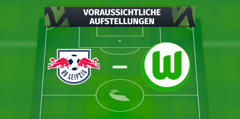 RB Leipzig - VfL Wolfsburg: Die voraussichtlichen Aufstellungen
