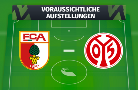 FC Augsburg - 1. FSV Mainz 05: Die voraussichtlichen Aufstellungen am 3. Spieltag