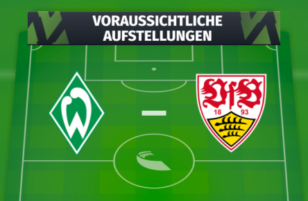 SV Werder Bremen - VfB Stuttgart: Die voraussichtlichen Aufstellungen