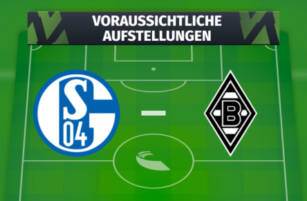 FC Schalke 04 - Borussia Mönchengladbach: Die voraussichtlichen Aufstellungen