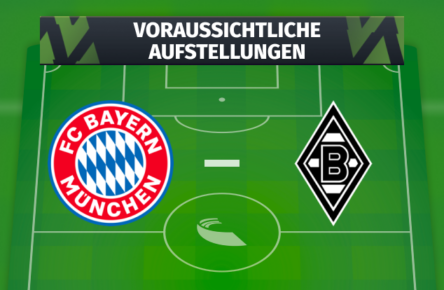 FC Bayern München - Borussia Mönchengladbach: Die voraussichtlichen Aufstellungen