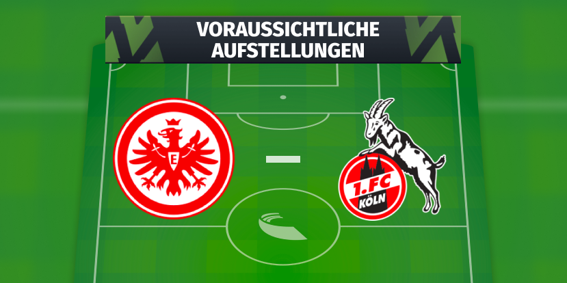 Eintracht Frankfurt - 1. FC Köln: Die voraussichtlichen Aufstellungen am 3. Spieltag